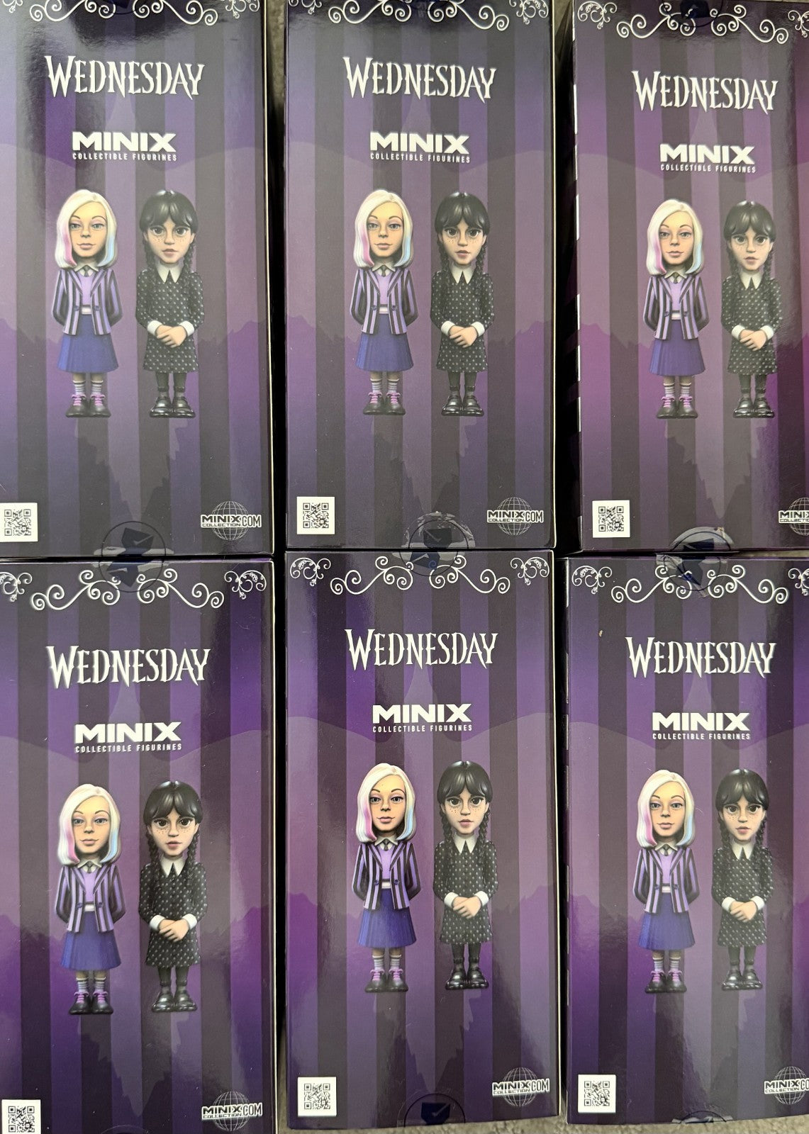 Minix Collectible Figure Addams Family Wednesday  (Case Of 6 Factory Sealed)