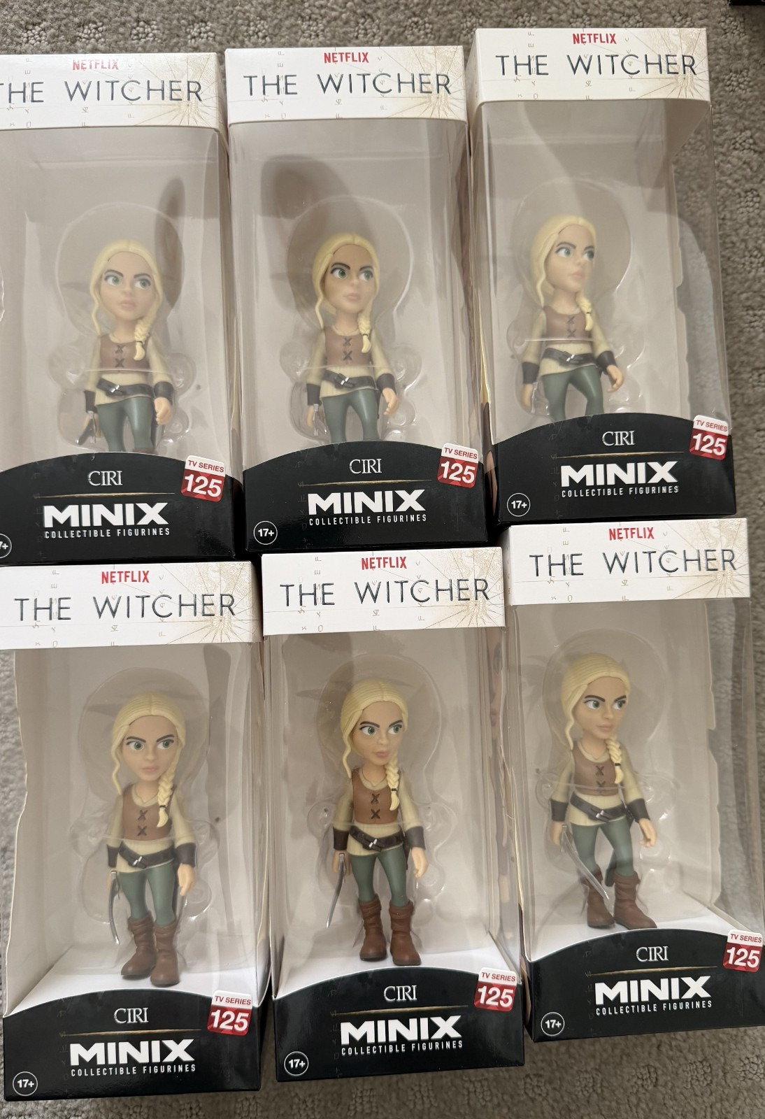 Minix Collectible Figure The Witcher Ciri (Case Of 6 Factory Sealed)