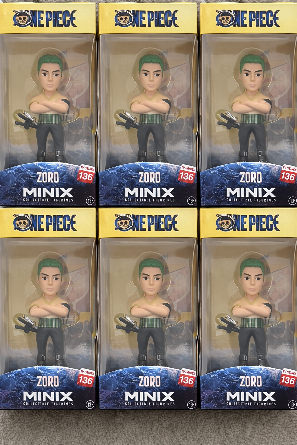 Minix Collectible FigureOne Piece Zoro (Case Of 6 Factory Sealed)