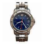Vintage Edward Lynn Blue Dial Orange Seconds Sports Watch - Requires a Battery