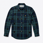 Five Four x Mark McNairy Blackwatch Plaid Polka Dot Shirt