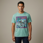 Comfort Colors Los Tigres Del Norte Graphic T-Shirt Seafoam Green