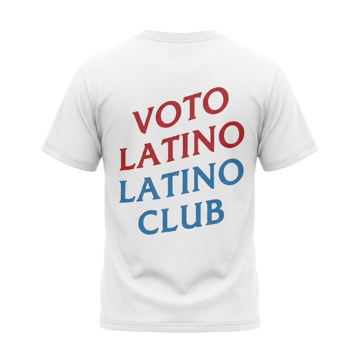 Voto Latino Club Graphic T-Shirt White
