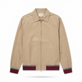 Five Four Tan Zip-Front Harrington Jacket