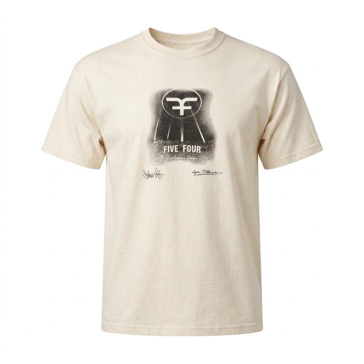 Five Four Spotlight Emblem Graphic T-Shirt White