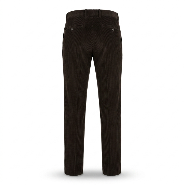 Barneys New York Size 33 Dark Brown Corduroy Trousers ME
