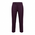 Tory Burch Tailored Stretch Trousers Plum Burgundy Size 0