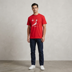 Five Four Japan Map "Tokyo" Graphic T-Shirt Red