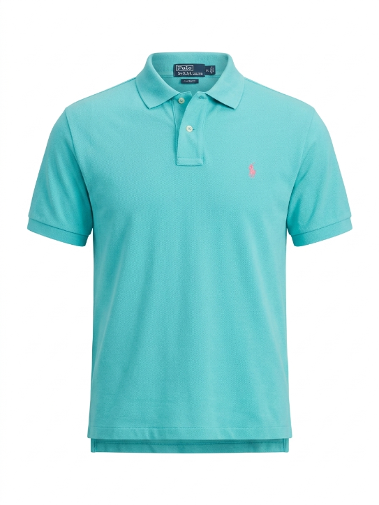 Polo Ralph Lauren Classic Fit Polo Shirt-Turquoise/Cyan