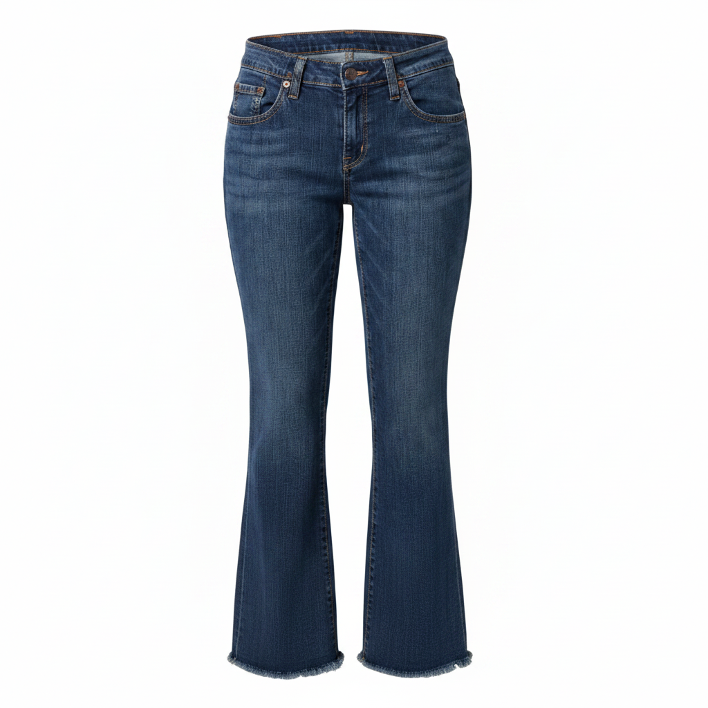 AG Adriano Goldschmied Medium Wash Raw Hem Flare Jeans Size 28/REGULAR