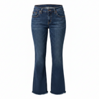 AG Adriano Goldschmied Medium Wash Raw Hem Flare Jeans Size 28/REGULAR