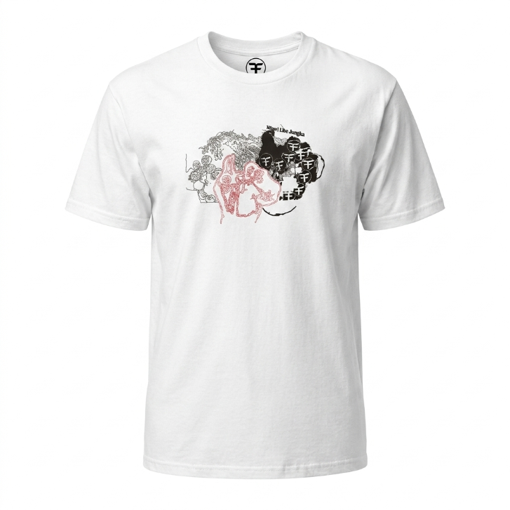 Five Four "Welcome 2 the Jungle" Graphic T-Shirt White