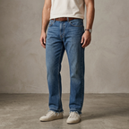 Express Mineral Wash Relaxed Fit Straight Leg Jeans
