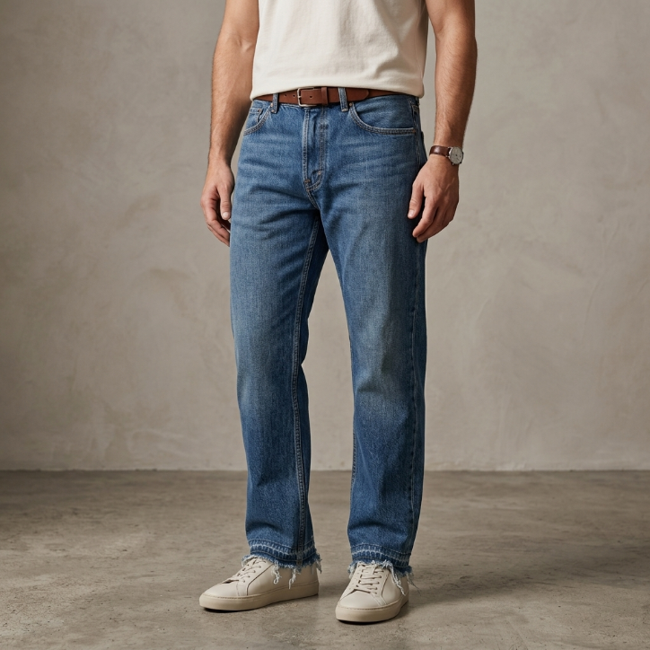 Express Mineral Wash Relaxed Fit Straight Leg Jeans