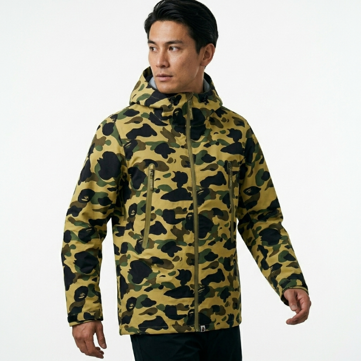 A Bathing Ape (BAPE) 1st Camo GORE-TEX Hooded Jacket
