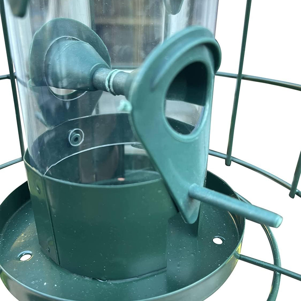 Garden Guru Squirrel Proof Bird Feeder – Weather Resistant Hanging Feeder for Outdoor Birds