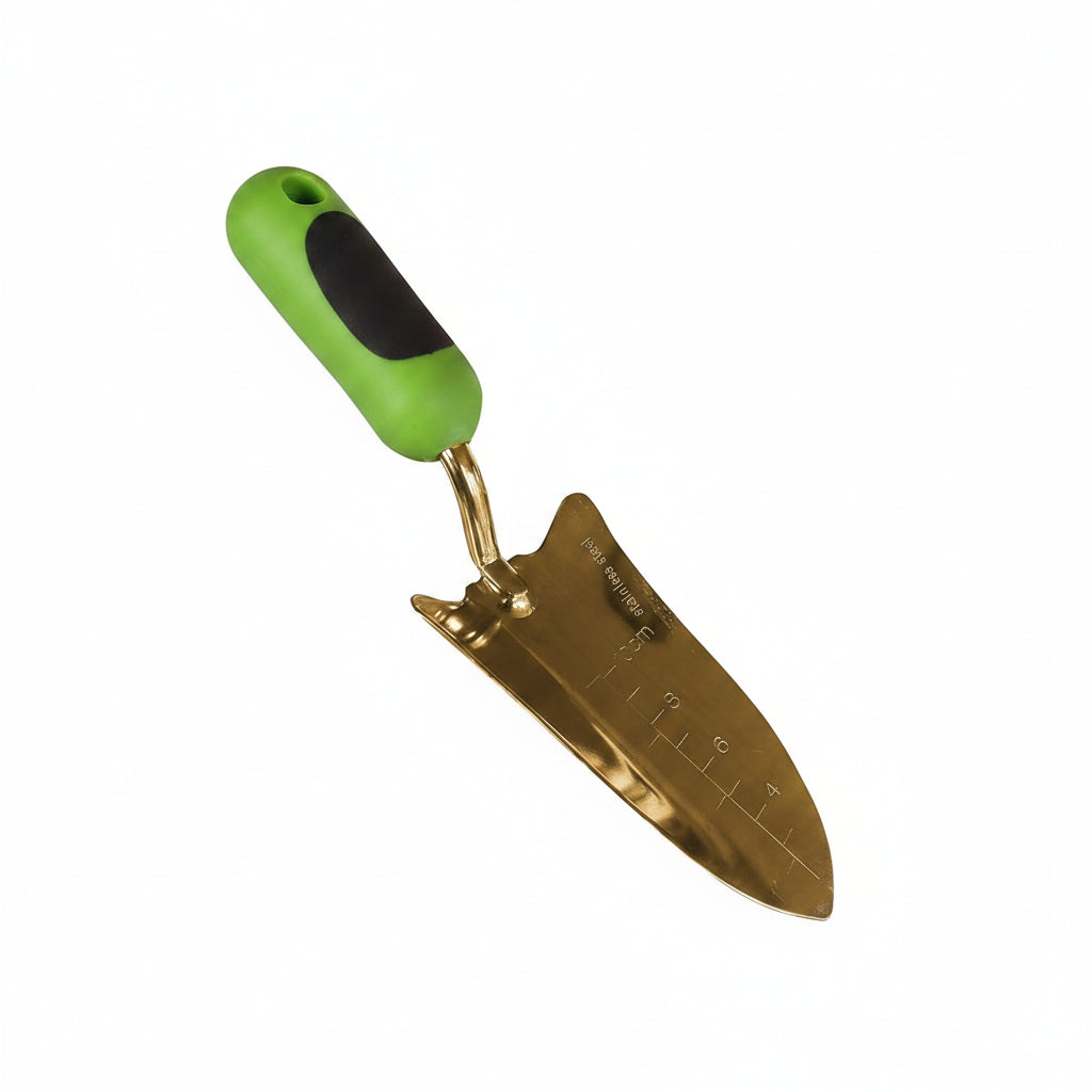 Garden Guru Transplanter Trowel Shovel – Stainless Steel Hand Shovel with Ergonomic Grip for Gardening, Planting & Digging