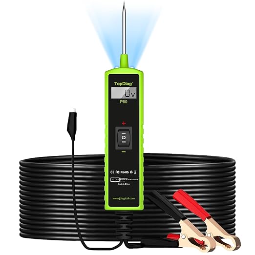 TOPDIAG P60 Automotive Circuit Tester – Component Activation, Continuity Detection & Electrical Diagnostic Tool