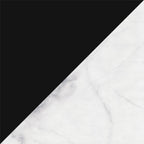 Mr. Kate Moon Phases Nesting Coffee Tables, White Faux Marble/Glass