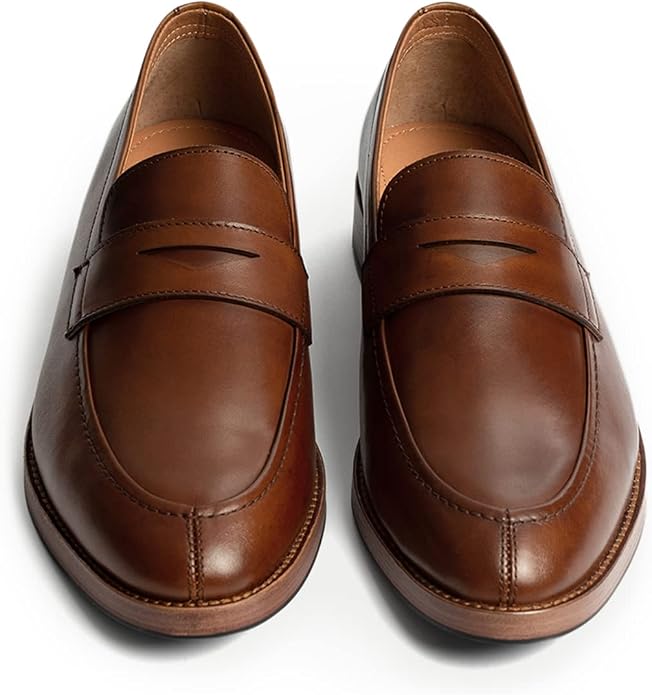 New Republic Men's Allen Leather Loafer - Pecan