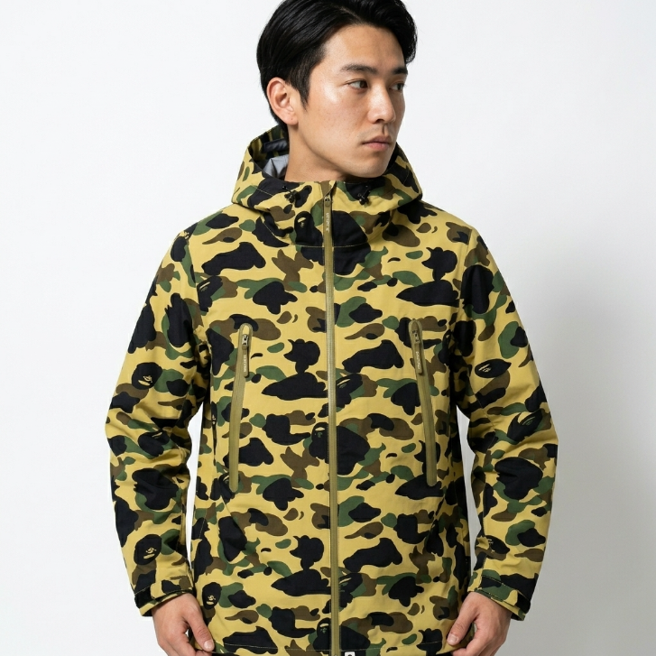A Bathing Ape (BAPE) 1st Camo GORE-TEX Hooded Jacket