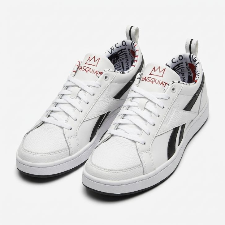 Reebok x Jean-Michel Basquiat Collaboration Sneakers - White
