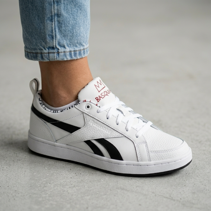 Reebok x Jean-Michel Basquiat Collaboration Sneakers - White