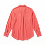 Equipment Femme Coral Pink Silk Long Sleeve Button Down Shirt Size XS