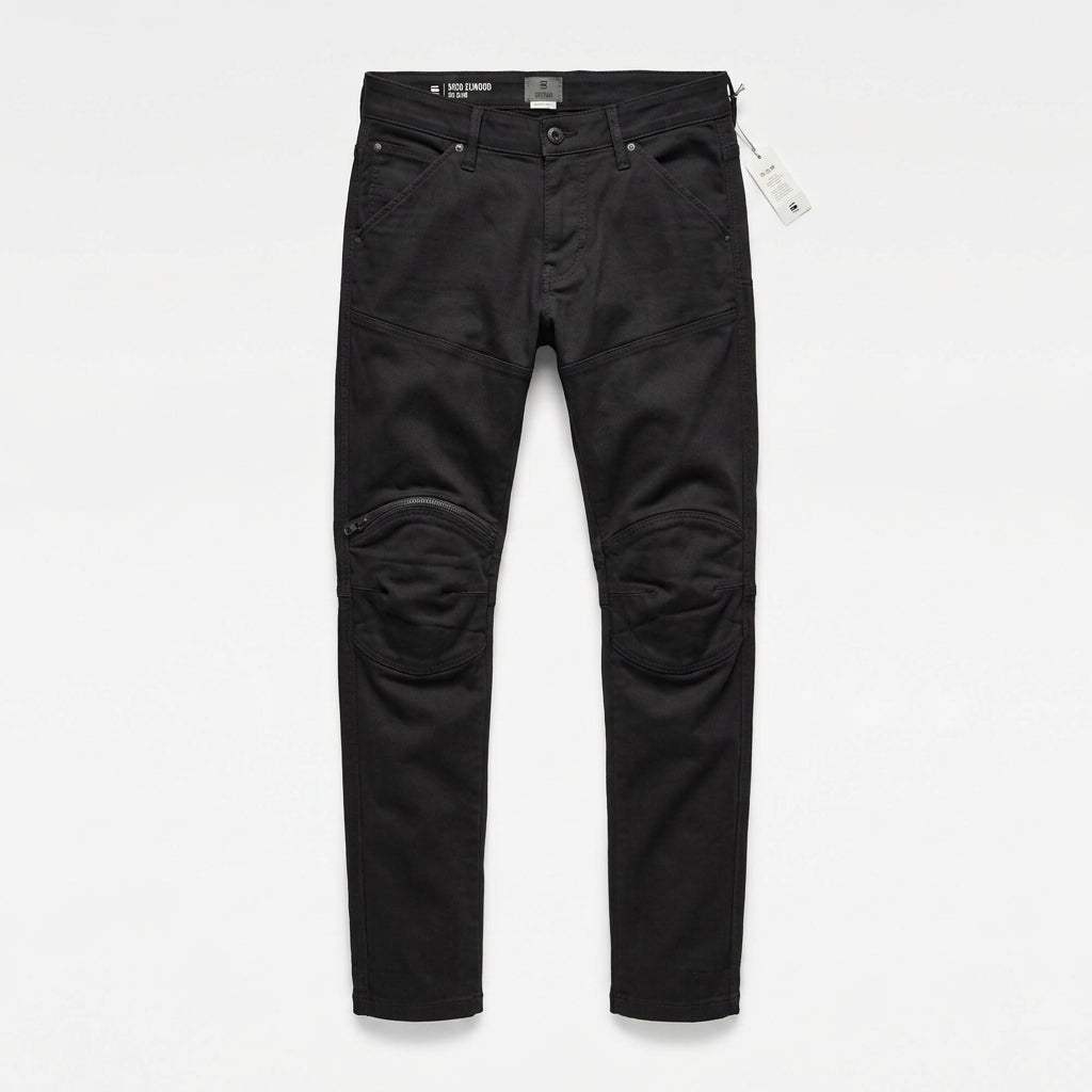G-Star RAW 5620 3D Zip Knee Skinny Jeans Black W36 L32 NWT