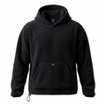 Yeezy Gap Polar Fleece Pullover Hoodie - Black
