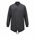 Five Four x Chris Paul Longline Asymmetric Parka Bomber Jacket Black