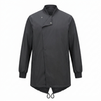 Five Four x Chris Paul Longline Asymmetric Parka Bomber Jacket Black