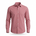 Five Four Red & White Gingham Check Long Sleeve Shirt