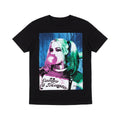 Suicide Squad Harley Quinn Bubble Gum Graphic T-Shirt - Black/Multicolor