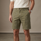 Five Four Saral Olive Tropical Print Shorts