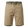 Five Four Canal Khaki Camo Trim Shorts