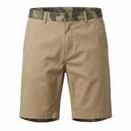 Five Four Canal Khaki Camo Trim Shorts