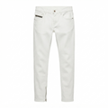 Diesel Zivy White Skinny Ankle Zip Stretch Jeans Size 27x34