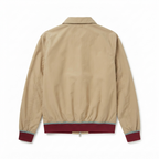 Five Four Tan Zip-Front Harrington Jacket