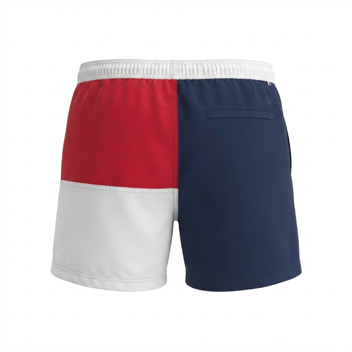 Five Four Colorblock Swim Trunks - Red/White/Navy