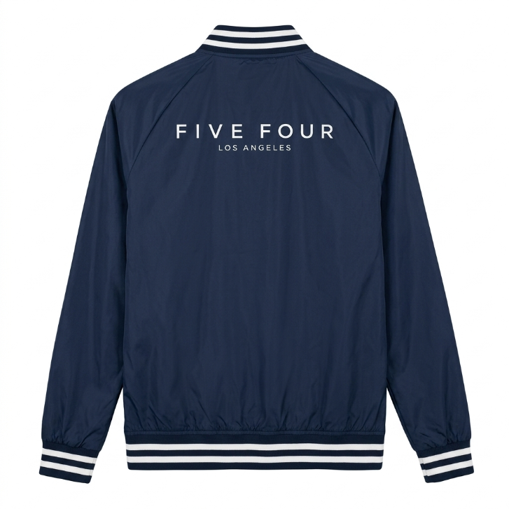 Five Four Navy Alex Varsity Jacket