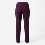 Tory Burch Tailored Stretch Trousers Plum Burgundy Size 0