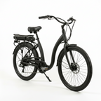 sixthreezero Around the Block 500W Electric Beach Cruiser Bike - Matte Black