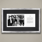 The Cure Caught on Columbus Ave., NYC (1980) — Allan Tannenbaum — Framed Print