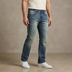 Title Five Four Original Straight Medium Wash Distressed Jeans