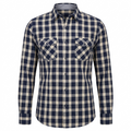 Five Four Oversized Buffalo Gingham Check Long Sleeve Shirt - Black / Navy / White / Size Medium