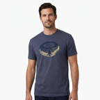 Ford American Classic Eagle Logo T-Shirt - Heather Navy