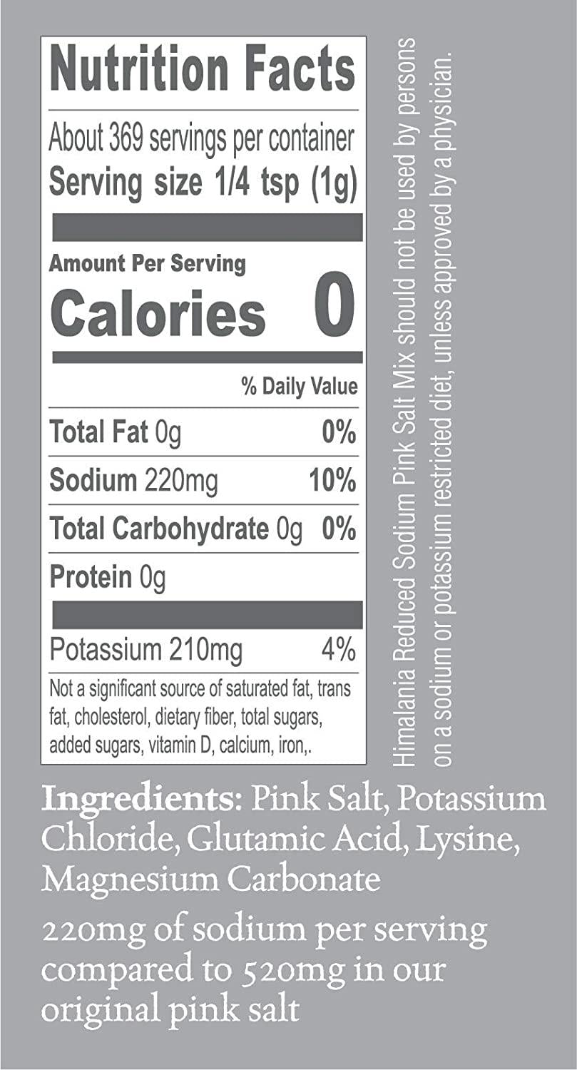 Natierra Himalania Reduced Sodium Fine Pink Salt Shaker (6 oz, 6-Pack) – Bulk Value
