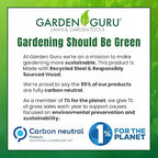 Garden Guru Stainless Steel Dandelion Weeder Tool – Ergonomic Root Puller for Lawn & Garden Weed Removal