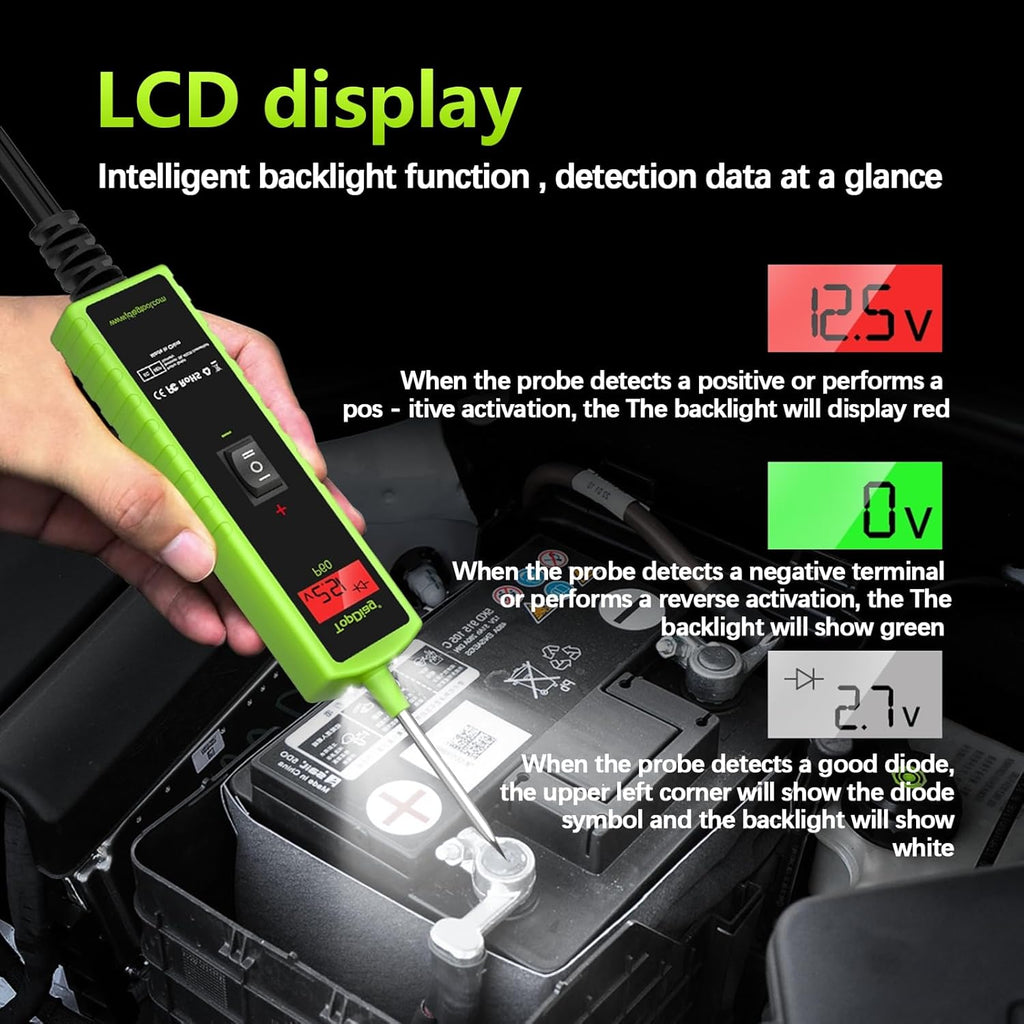 TOPDIAG P60 Automotive Circuit Tester – Component Activation, Continuity Detection & Electrical Diagnostic Tool